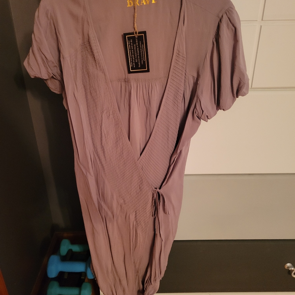 Mini wrap dress